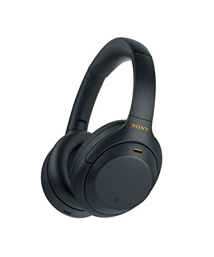 Sony WH-1000XM4 Wireless Industry Leading Noise Canceling Overhead Headphones, Black, One Size (WH1000XM4/B)