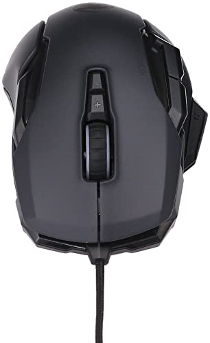 ROCCAT Kone AIMO PC Gaming Mouse, Optical, RGB Backlit Lighting, 23 Programmable Keys, Onboard Memory, Palm Grip, Owl Eye Sensor, Ergonomic, LED Illumination, Adjustable 100 to 16,000 DPI, Black