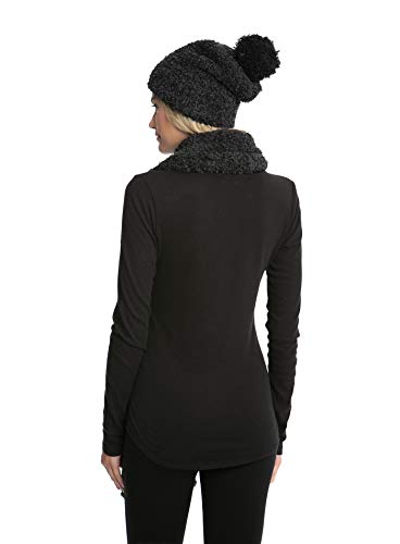 Barefoot Dreams CozyChic Pom Pom Beanie & Scarf Set for Women and Girls