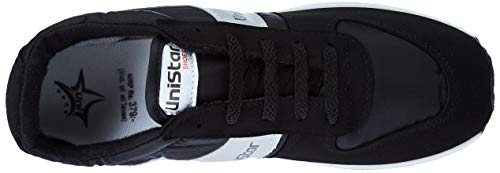 Unistar Men Black Running Shoes-10 UK/India (44 EU) (E-602)