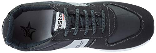 Unistar Men Black Running Shoes-10 UK/India (44 EU) (E-602)