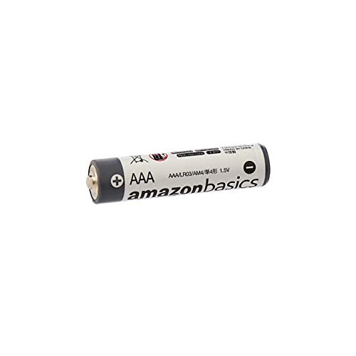 AmazonBasics 36 Pack AAA High-Performance Alkaline Batteries, 10-Year Shelf Life, Easy to Open Value Pack