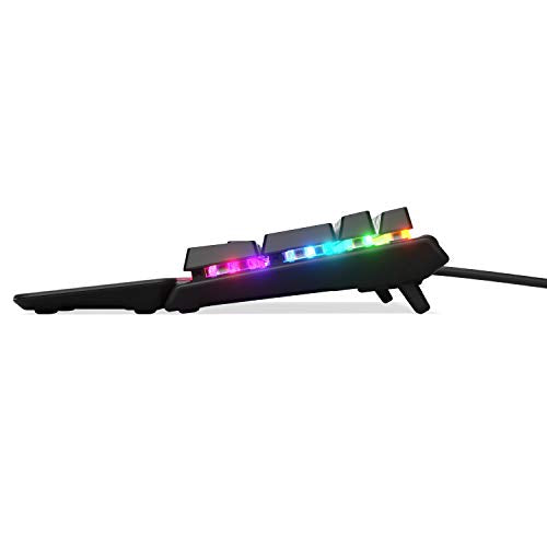 SteelSeries Apex 3 RGB Gaming Keyboard – 10-Zone RGB Illumination – IP32 Water Resistant – Premium Magnetic Wrist Rest (Whisper Quiet Gaming Switch)