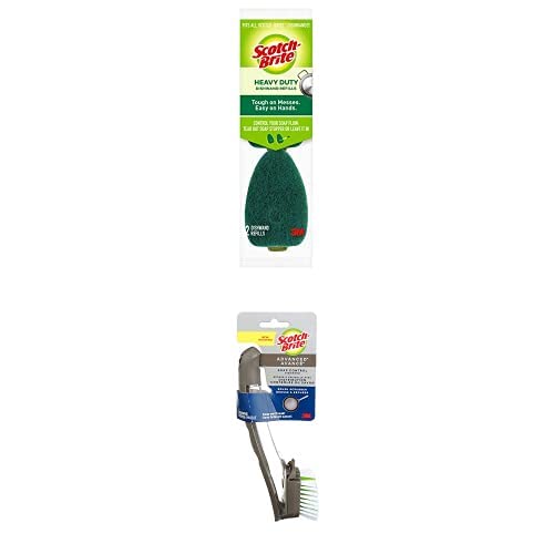 Scotch-Brite Dishwand Refill, 2 Pack, Multi-Purpose, Non Scratch, Replacement Dish Brush Head