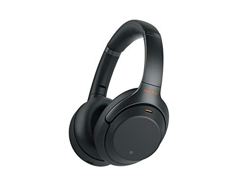 Sony WH-1000XM4 Wireless Industry Leading Noise Canceling Overhead Headphones, Black, One Size (WH1000XM4/B)