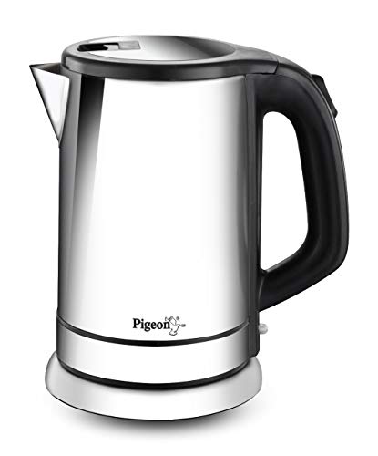 Pigeon by Stovekraft Amaze Plus Electric Kettle with Stainless Steel Body, 1.5 litres boiler for Water, instant noodles, soup etc.