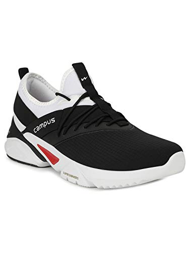 Campus Men's Honor BLK-WHT Running Shoes -8 UK/India