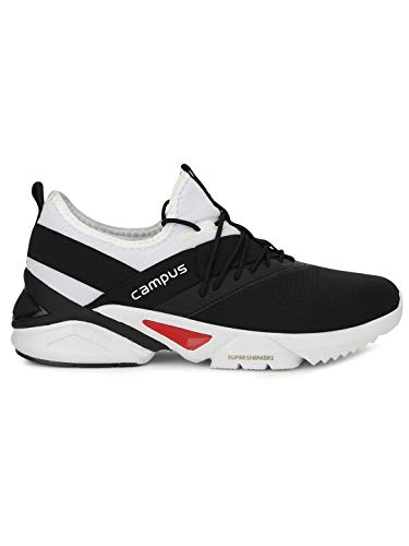 Campus Men's Honor BLK-WHT Running Shoes -8 UK/India