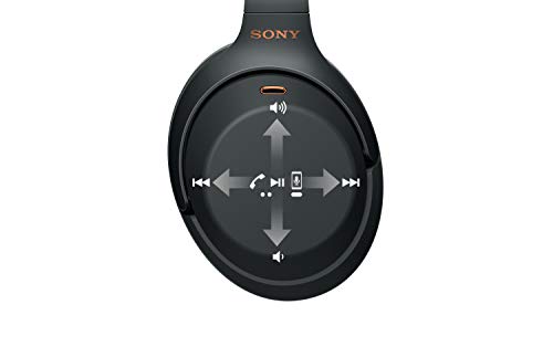 Sony WH-1000XM4 Wireless Industry Leading Noise Canceling Overhead Headphones, Black, One Size (WH1000XM4/B)