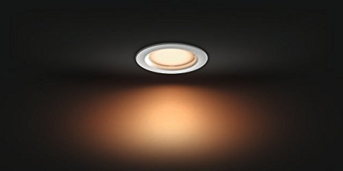 Philips Hue White Ambiance Dimmable LED Smart Retrofit Recessed Downlight (4-Inch Compatible with Amazon Alexa Apple HomeKit and Google Assistant)