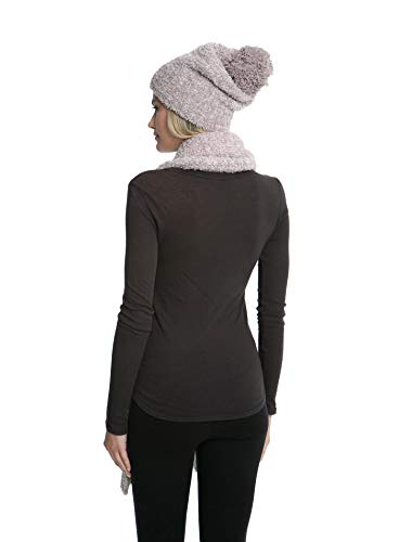 Barefoot Dreams CozyChic Pom Pom Beanie & Scarf Set for Women and Girls