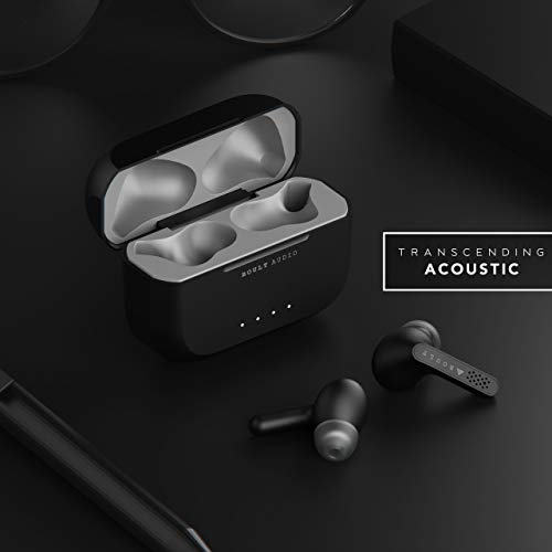 Boult Audio AirBass Propods True Wireless in-Ear Earphones with 24H Total Playtime, Touch Controls, Type-C Fast Charging, IPX5 Sweatproof, Low Latency for Gaming (Black)