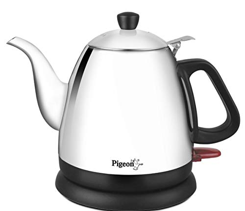 Pigeon by Stovekraft Amaze Plus Electric Kettle with Stainless Steel Body, 1.5 litres boiler for Water, instant noodles, soup etc.