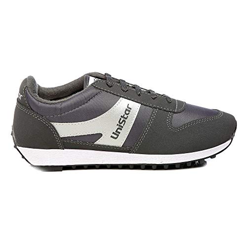 Unistar Men Black Running Shoes-10 UK/India (44 EU) (E-602)