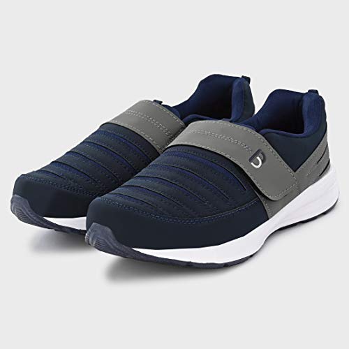 Bourge Men Loire-z126 D.Grey and Black Running Shoes-8 UK/India (42 EU) (Loire-63-D.Grey-08)