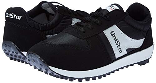 Unistar Men Black Running Shoes-10 UK/India (44 EU) (E-602)