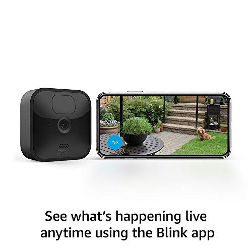 Blink Outdoor - wireless, weather-resistant HD security camera, two-year battery life, motion detection, set up in minutes – 1 camera kit