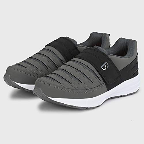 Bourge Men Loire-z126 D.Grey and Black Running Shoes-8 UK/India (42 EU) (Loire-63-D.Grey-08)