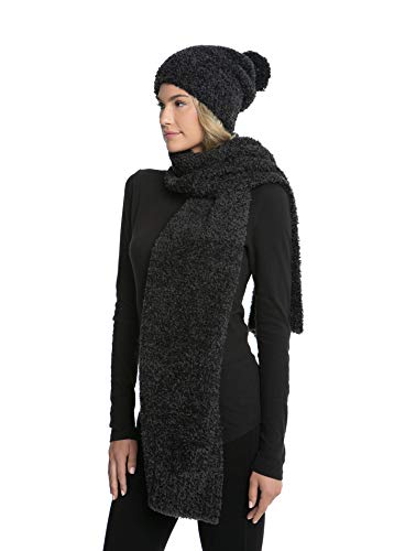 Barefoot Dreams CozyChic Pom Pom Beanie & Scarf Set for Women and Girls