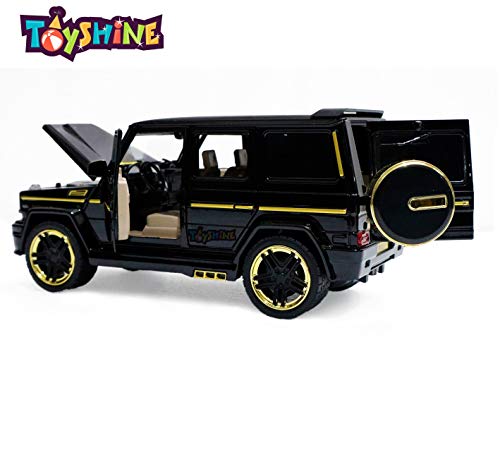 Toyshine 1:24 Metal Die Cast Maybach, Opening Doors, Vehicle Toy Car, 8 Inches, Music and Lights, Brown