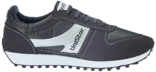 Unistar Men Black Running Shoes-10 UK/India (44 EU) (E-602)