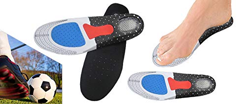 Orthotic Arch Support, Adjustable Arch Height Support Full Length Shoe Insert Soft Insoles for Men and Women - Multipurpose Pain Relief Plantar Fasciitis, Over Pronation, Flat Feet, Heel Pain