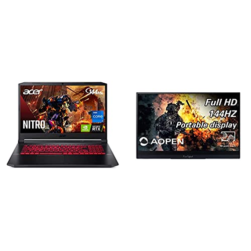 Acer Nitro 5 Gaming Laptop, 9th Gen Intel Core i5-9300H, NVIDIA GeForce GTX 1650, 15.6" Full HD IPS Display, 8GB DDR4, 256GB NVMe SSD, Wi-Fi 6, Backlit Keyboard, Alexa Built-in, AN515-54-5812