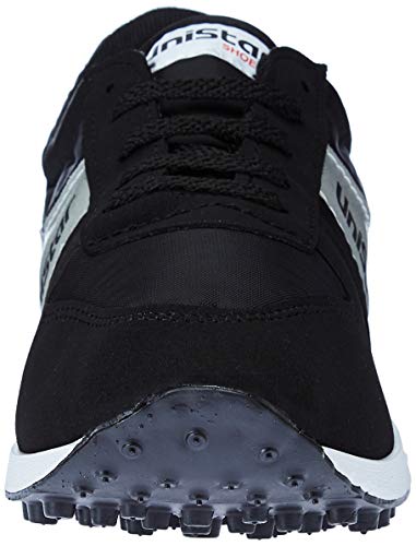 Unistar Men Black Running Shoes-10 UK/India (44 EU) (E-602)