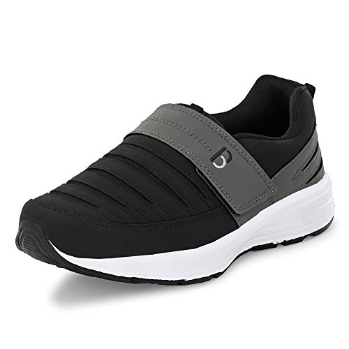 Bourge Men Loire-z126 D.Grey and Black Running Shoes-8 UK/India (42 EU) (Loire-63-D.Grey-08)