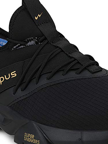 Campus Men's Honor BLK-WHT Running Shoes -8 UK/India