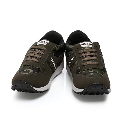 Unistar Men Black Running Shoes-10 UK/India (44 EU) (E-602)