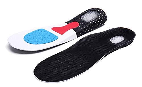 Orthotic Arch Support, Adjustable Arch Height Support Full Length Shoe Insert Soft Insoles for Men and Women - Multipurpose Pain Relief Plantar Fasciitis, Over Pronation, Flat Feet, Heel Pain