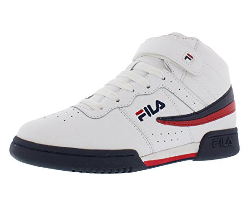 Fila F-13 Little Kids Sneaker, Cream Navy RED, 10.5 US Unisex