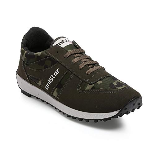 Unistar Men Black Running Shoes-10 UK/India (44 EU) (E-602)