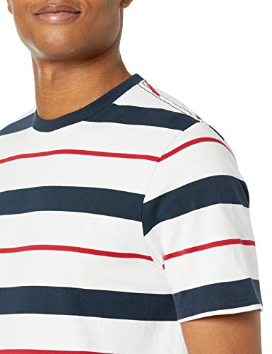 Amazon Essentials Men's 2-Pack Regular-Fit Short-Sleeve Crewneck T-Shirt, navy heather, Medium