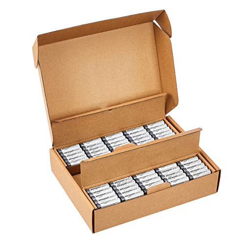 AmazonBasics 36 Pack AAA High-Performance Alkaline Batteries, 10-Year Shelf Life, Easy to Open Value Pack