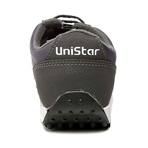 Unistar Men Black Running Shoes-10 UK/India (44 EU) (E-602)