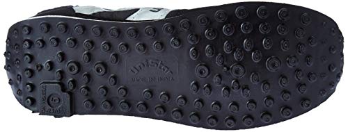 Unistar Men Black Running Shoes-10 UK/India (44 EU) (E-602)