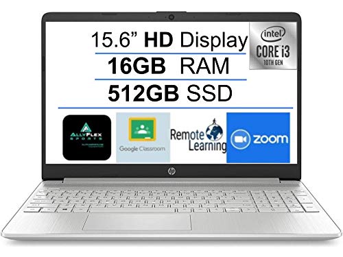 2021 Newest HP 15 15.6" HD Display Laptop Computer, AMD Athlon Gold 3150U (up to 3.3GHz, Beat i3-8130U), 8GB DDR4 RAM, 256GB PCIe SSD, WiFi, Bluetooth, HDMI, Webcam, Remote Work, Win 10 S, AllyFlex MP