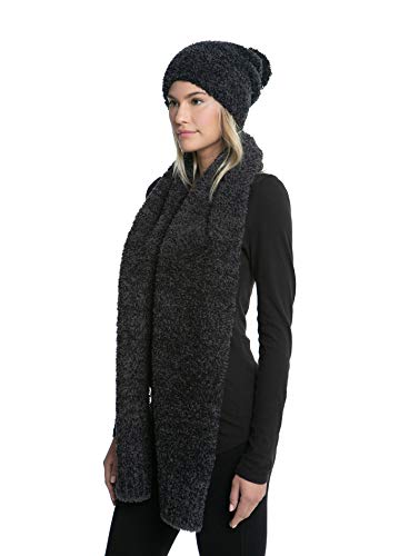 Barefoot Dreams CozyChic Pom Pom Beanie & Scarf Set for Women and Girls