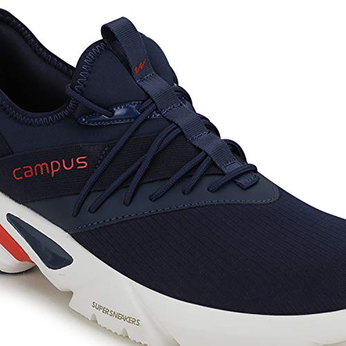 Campus Men's Honor BLK-WHT Running Shoes -8 UK/India