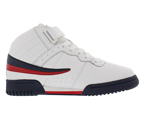 Fila F-13 Little Kids Sneaker, Cream Navy RED, 10.5 US Unisex