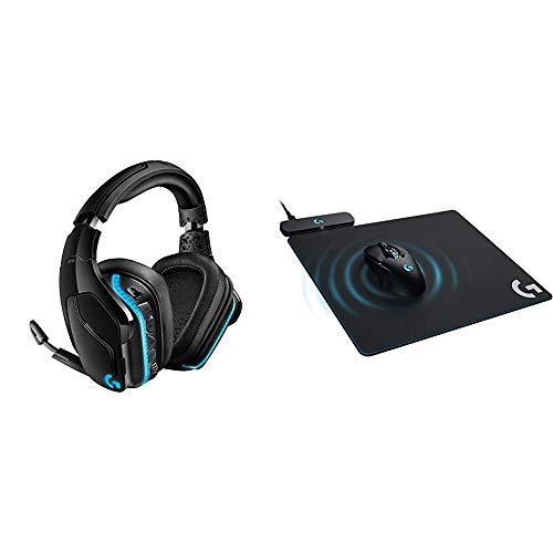 Logitech G935 Wireless DTS:X 7.1 Surround Sound LIGHTSYNC RGB PC Gaming Headset - Black/Blue