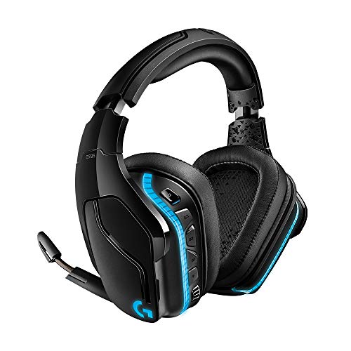 Logitech G935 Wireless DTS:X 7.1 Surround Sound LIGHTSYNC RGB PC Gaming Headset - Black/Blue