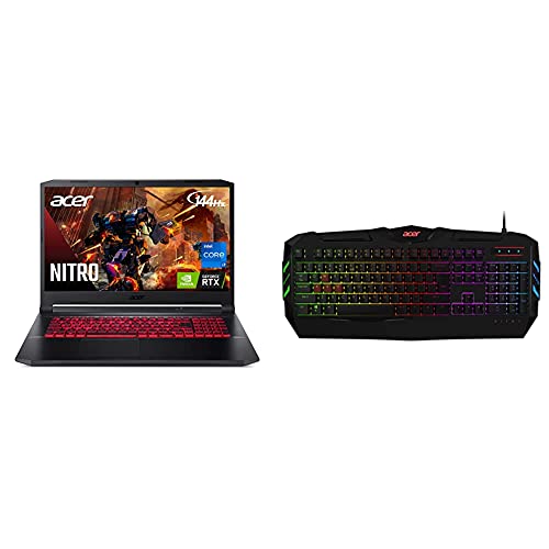 Acer Nitro 5 Gaming Laptop, 9th Gen Intel Core i5-9300H, NVIDIA GeForce GTX 1650, 15.6" Full HD IPS Display, 8GB DDR4, 256GB NVMe SSD, Wi-Fi 6, Backlit Keyboard, Alexa Built-in, AN515-54-5812