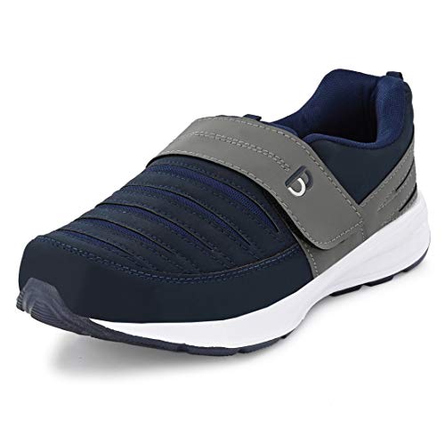 Bourge Men Loire-z126 D.Grey and Black Running Shoes-8 UK/India (42 EU) (Loire-63-D.Grey-08)