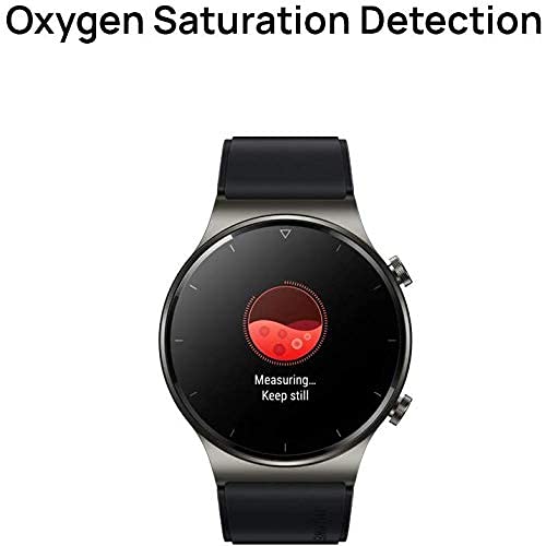 HUAWEI Watch GT 2 smart watch - 2-Week Battery , Bluetooth, Sport GPS, Fitness Workout Modes, spO2 Oxygen Saturation Detection, Heart Rate Tracker, Sleep Tracker, Water Resistant, 46mm strap