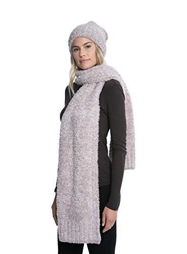 Barefoot Dreams CozyChic Pom Pom Beanie & Scarf Set for Women and Girls