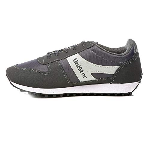 Unistar Men Black Running Shoes-10 UK/India (44 EU) (E-602)