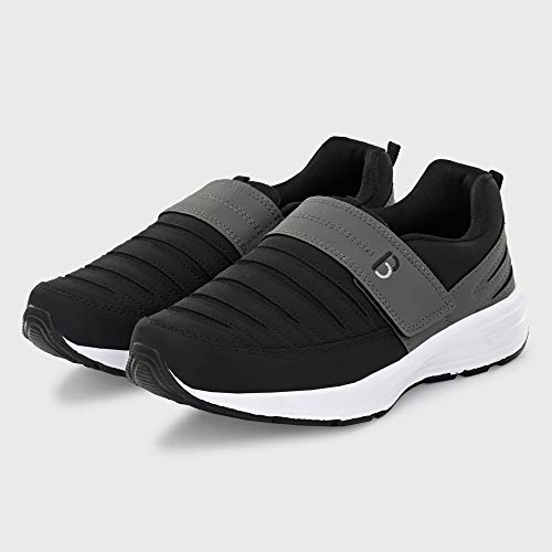 Bourge Men Loire-z126 D.Grey and Black Running Shoes-8 UK/India (42 EU) (Loire-63-D.Grey-08)